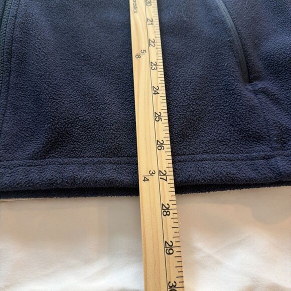 The North Face Men’s Large Navy Blue Full Zip Fleece Jacket Lightweight Outdoor - Picture 8 of 10